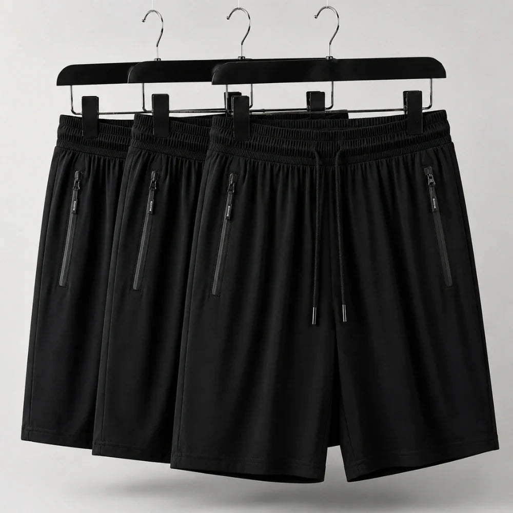ElasTech™ | 3-delige Herenshorts-Set