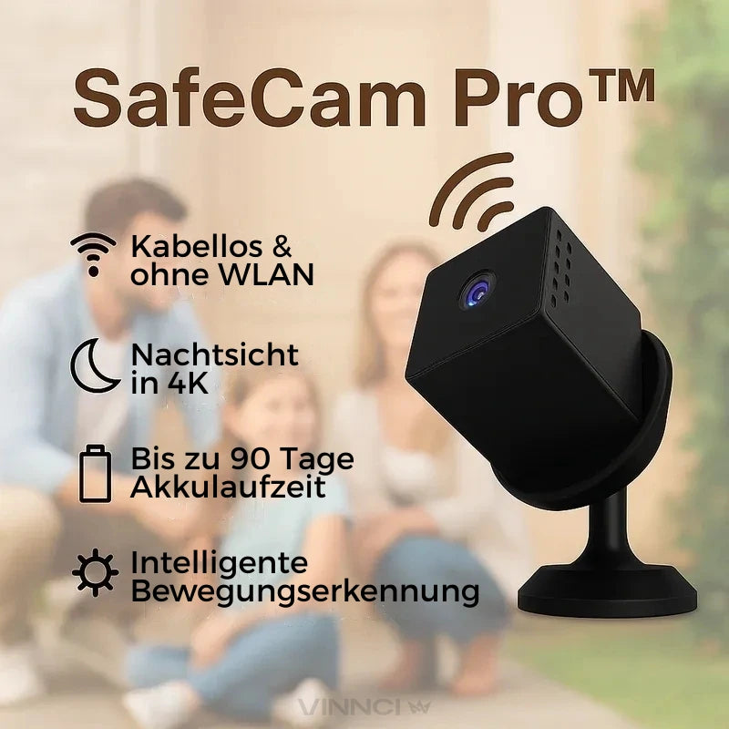 SafeCam Pro™ | Zawsze chronione – nawet bez dostępu do Internetu i zasilania