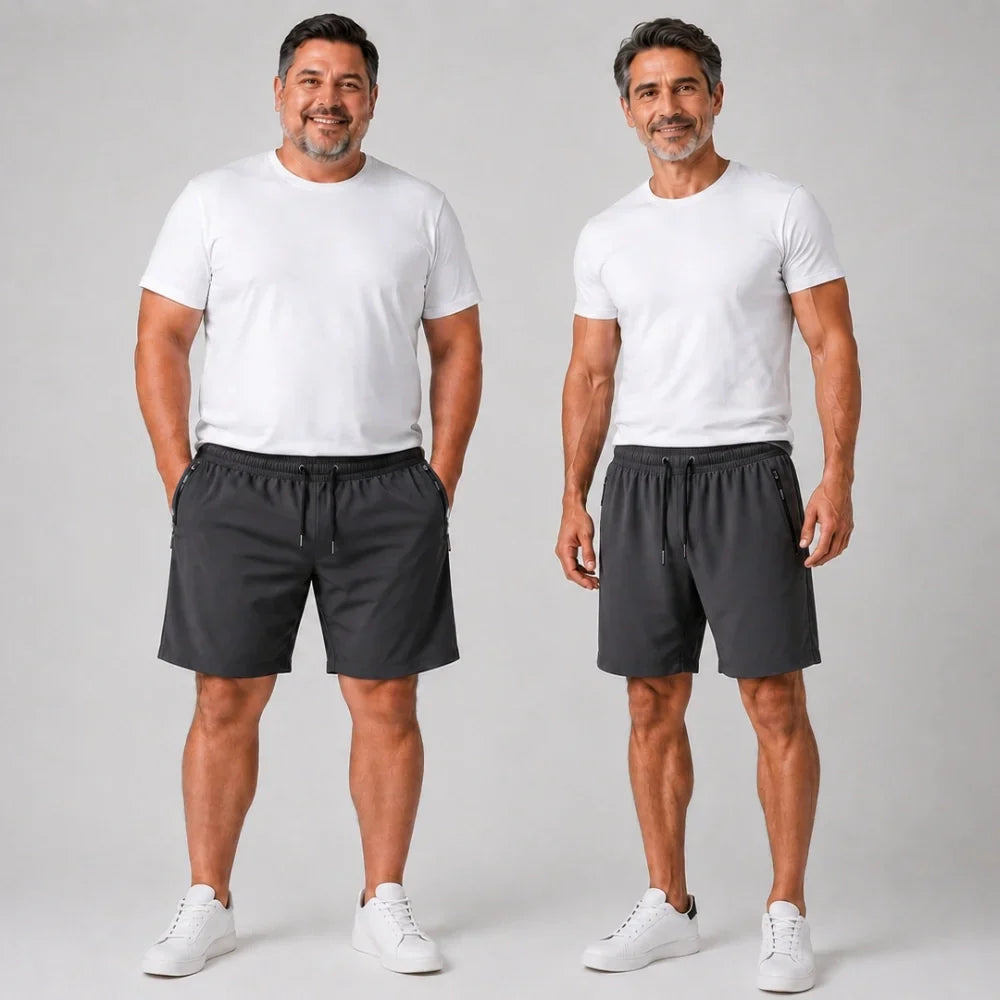 ElasTech™ | 3-delige Herenshorts-Set