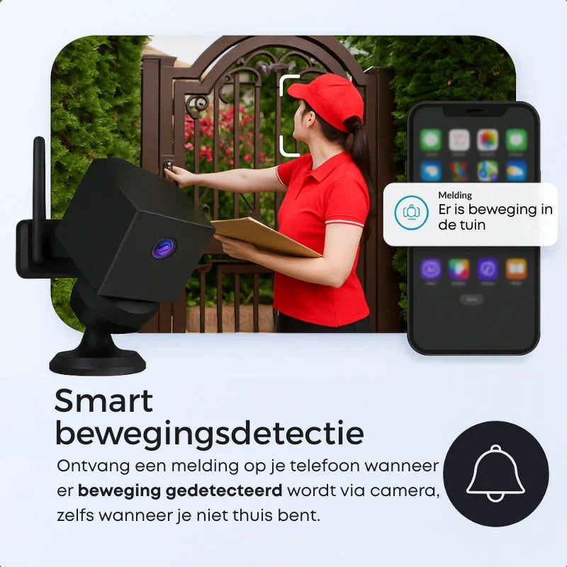 SafeCam Pro™ | Toujours protégée – même sans internet ni alimentation électrique