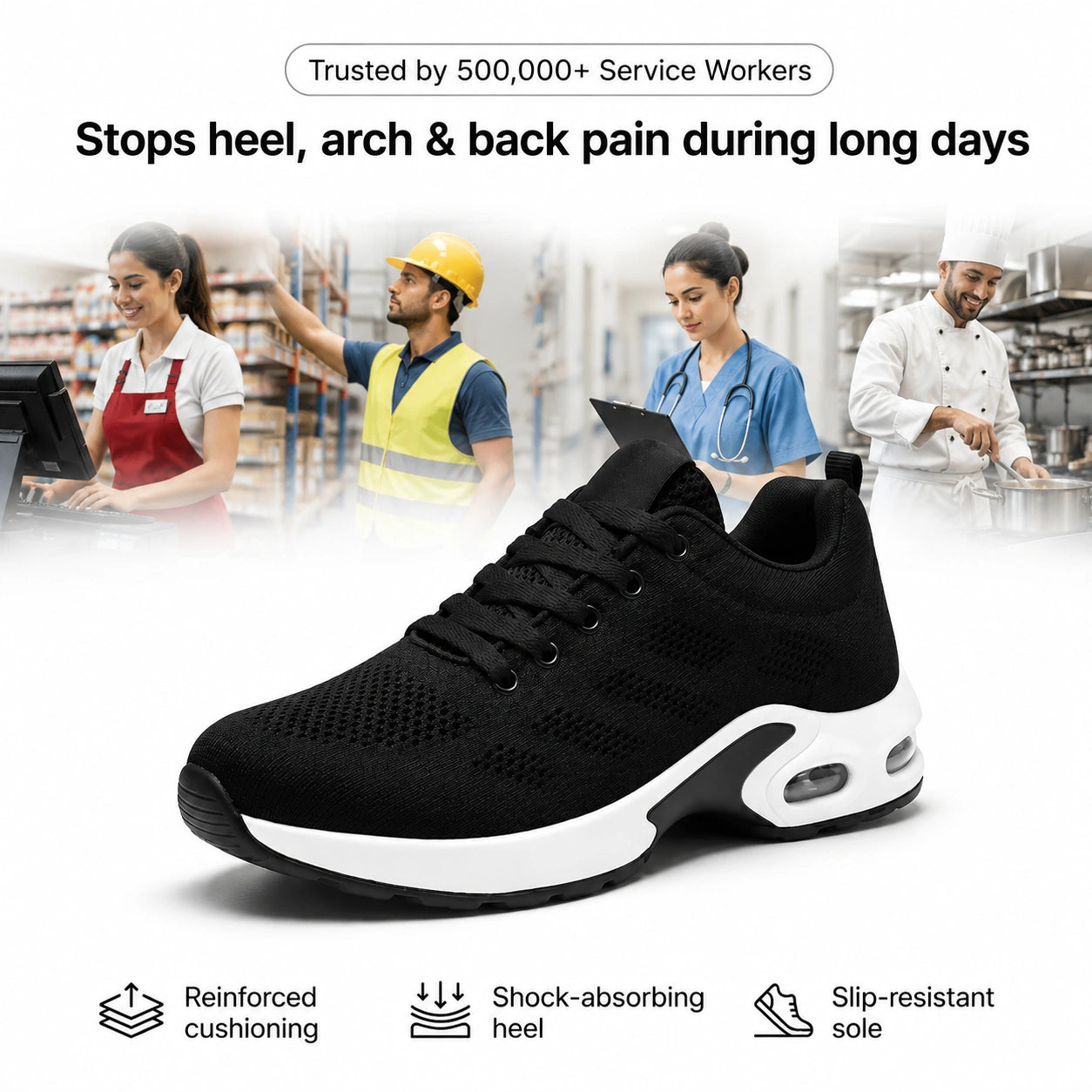 OrthoWalk™ | Lightweight Sneakers with Orthopaedic Support