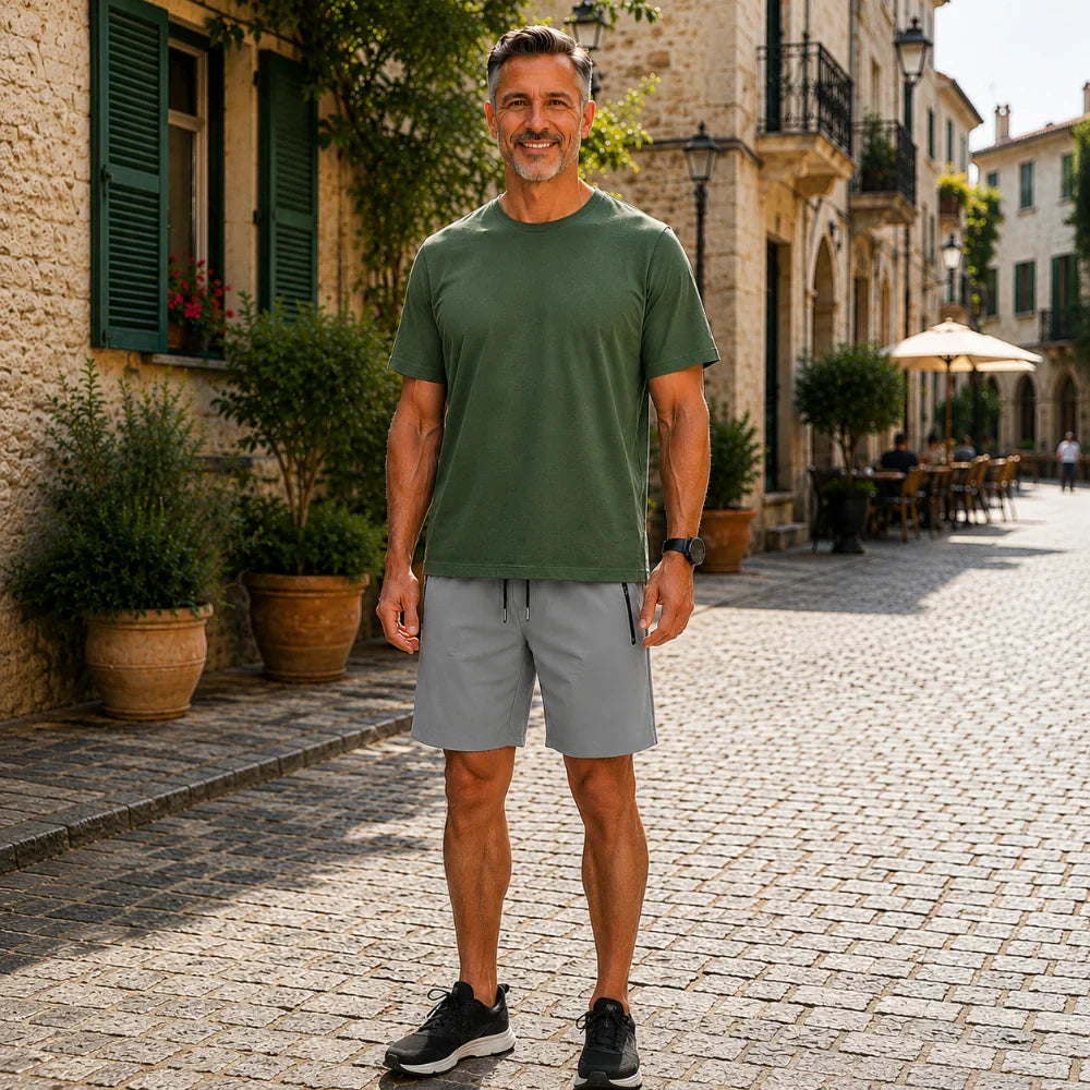 ElasTech™ | 3-delige Herenshorts-Set