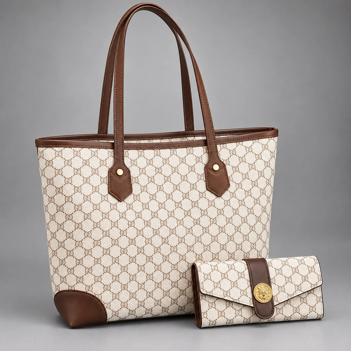 Signet | Women's 2-Piece Handbag – Tote & Wallet