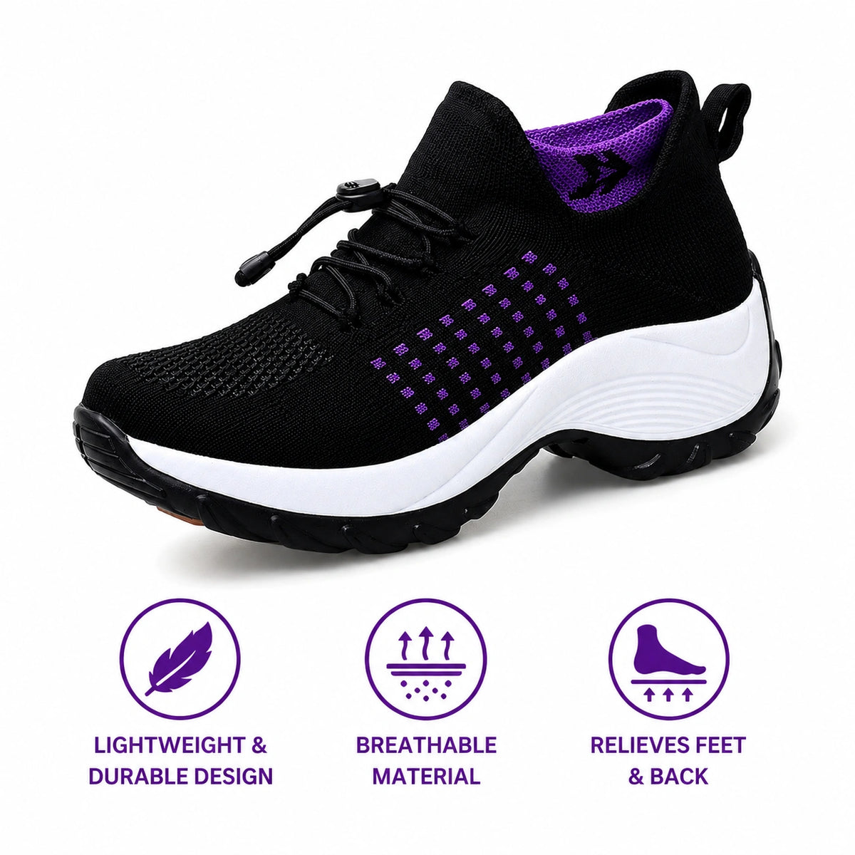 OrthoShift™ – 12-Hour Shift Shoes for Foot, Knee & Back Pain Relief