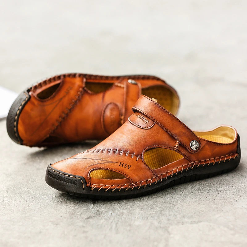 Orthopedische leren sandalen – Jones