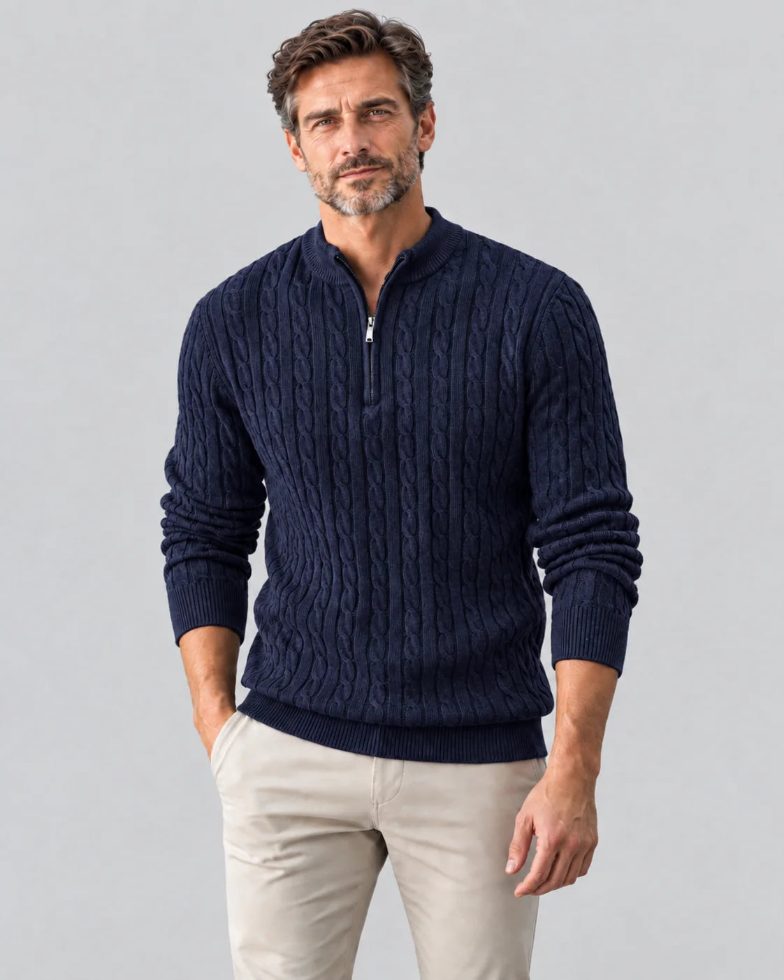 Zip-Up Sweater - Henrik
