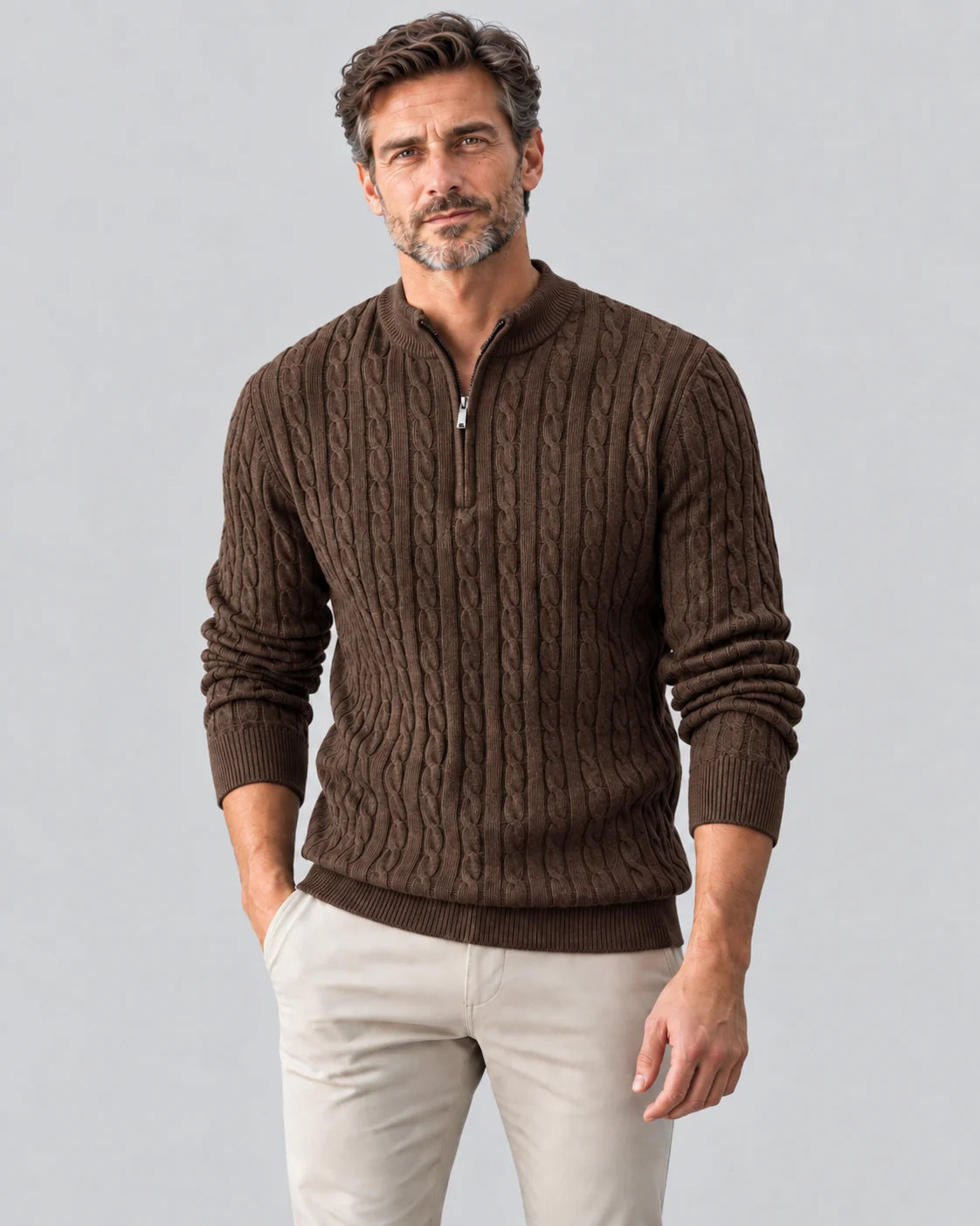 Zip-Up Sweater - Henrik