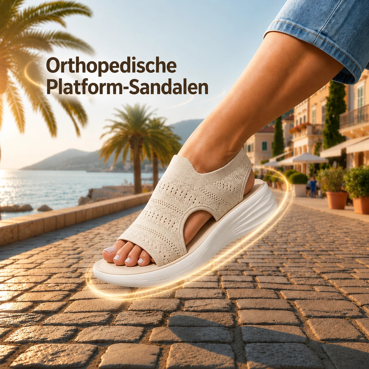 Orthopedische damessandalen – Lorena