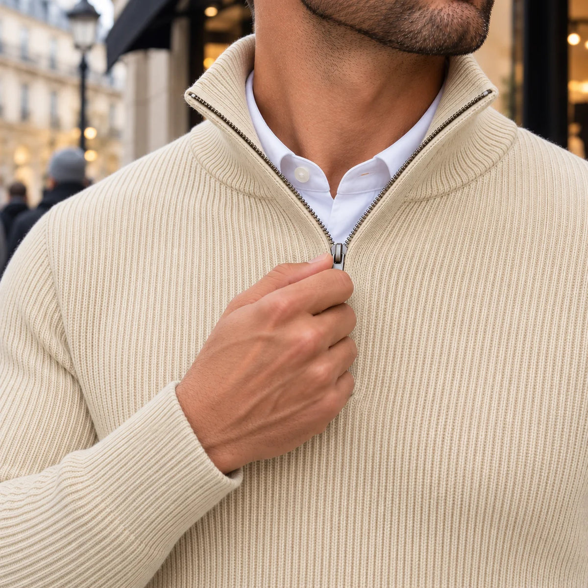 Zip-Up Sweater - Weston