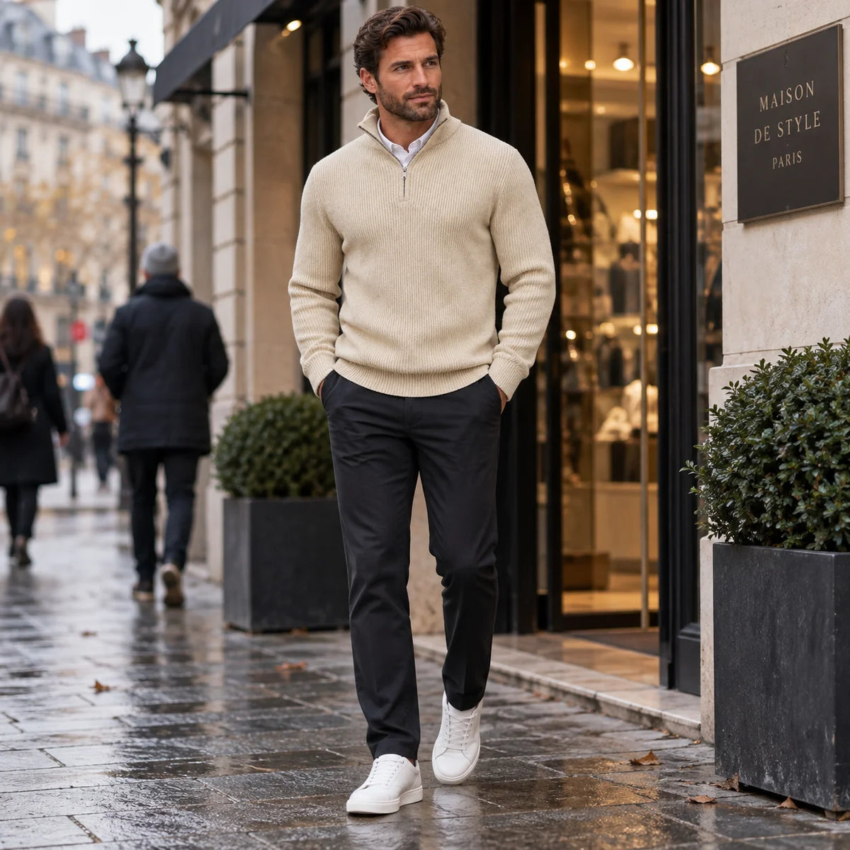 Zip-Up Sweater - Weston