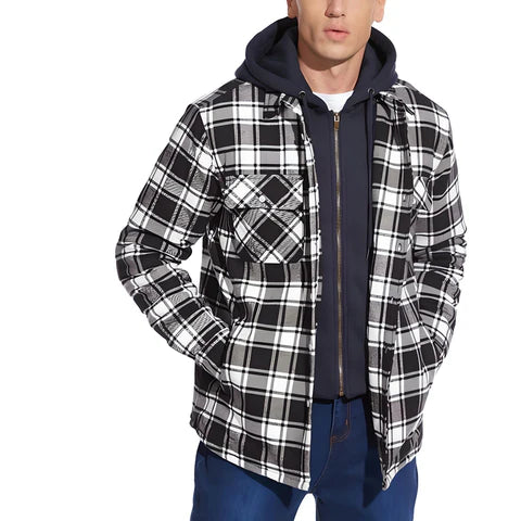 Logan Men’s Hooded Flannel Jacket