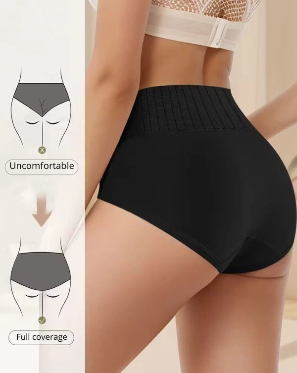 Antibacterial High-Waist Shaping Briefs | 2+2 FREE