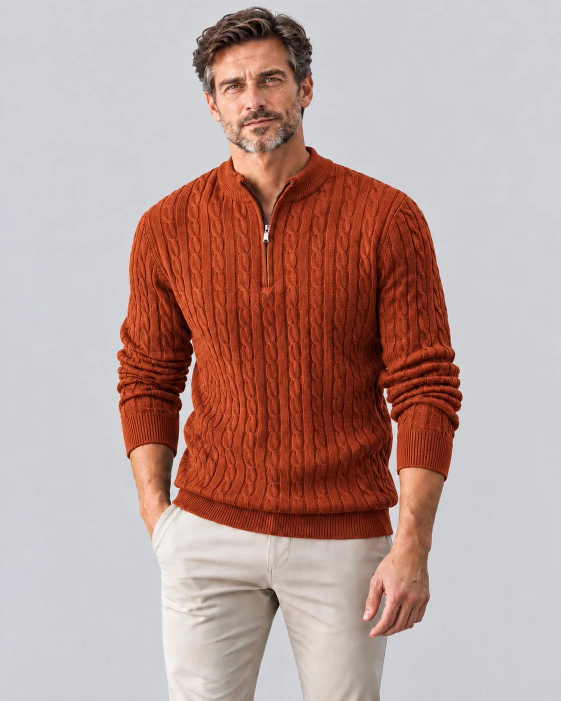Zip-Up Sweater - Henrik