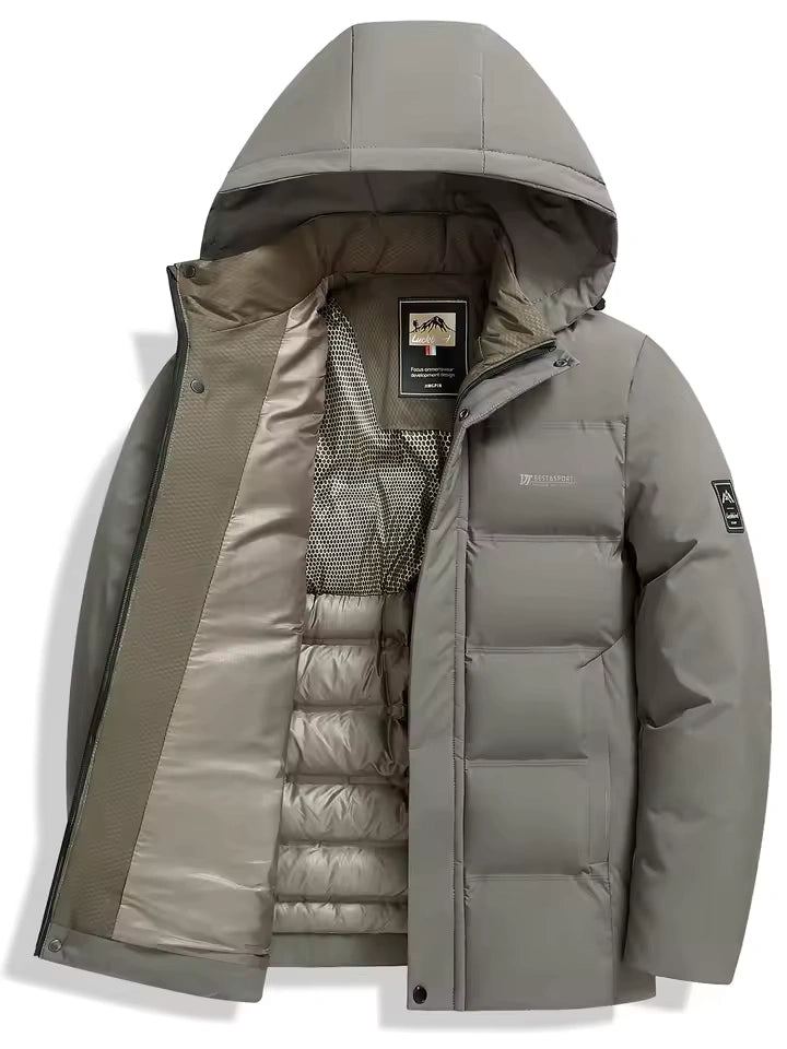 Hooded Insulated Winter Puffer Jacket - Summit