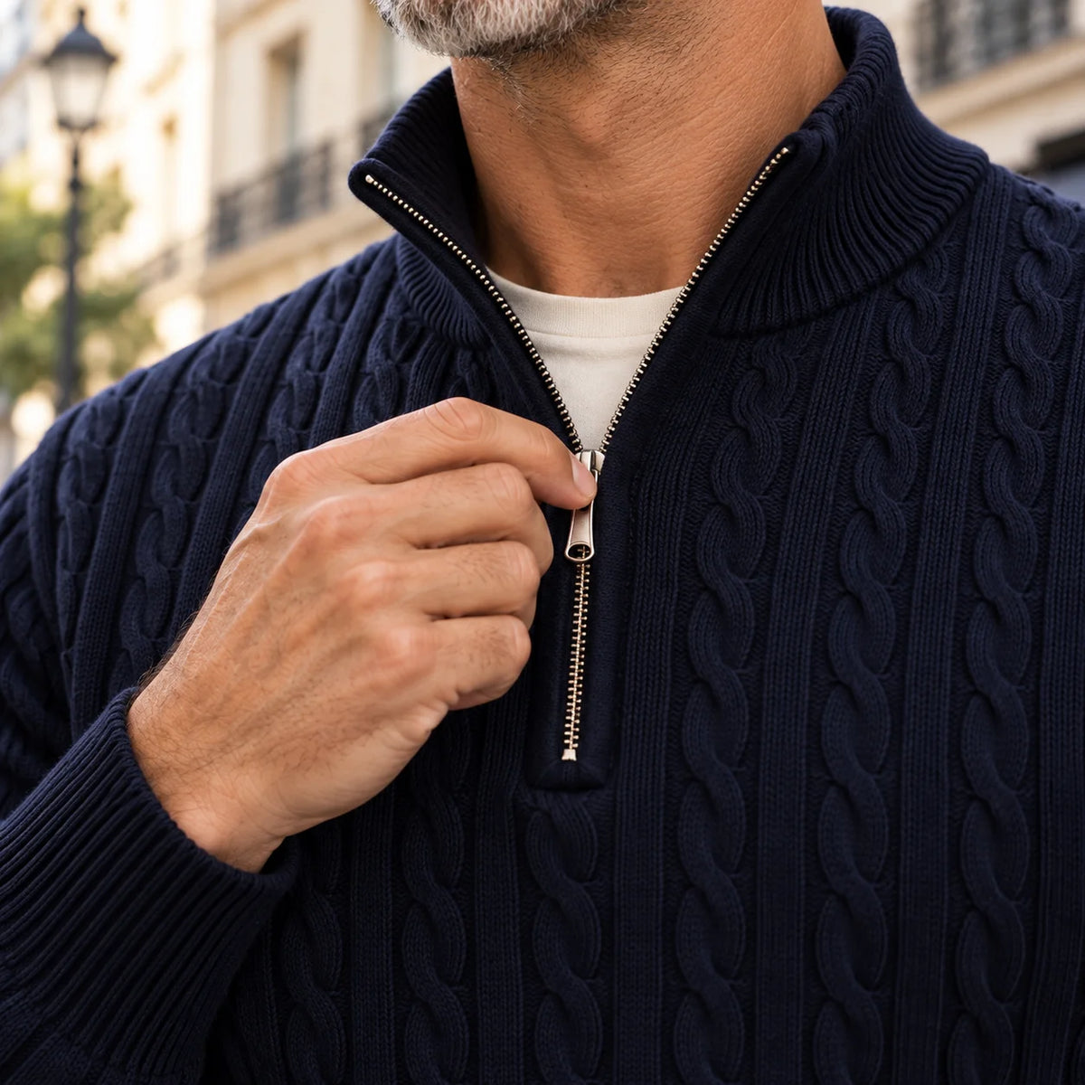 Zip-Up Sweater - Henrik