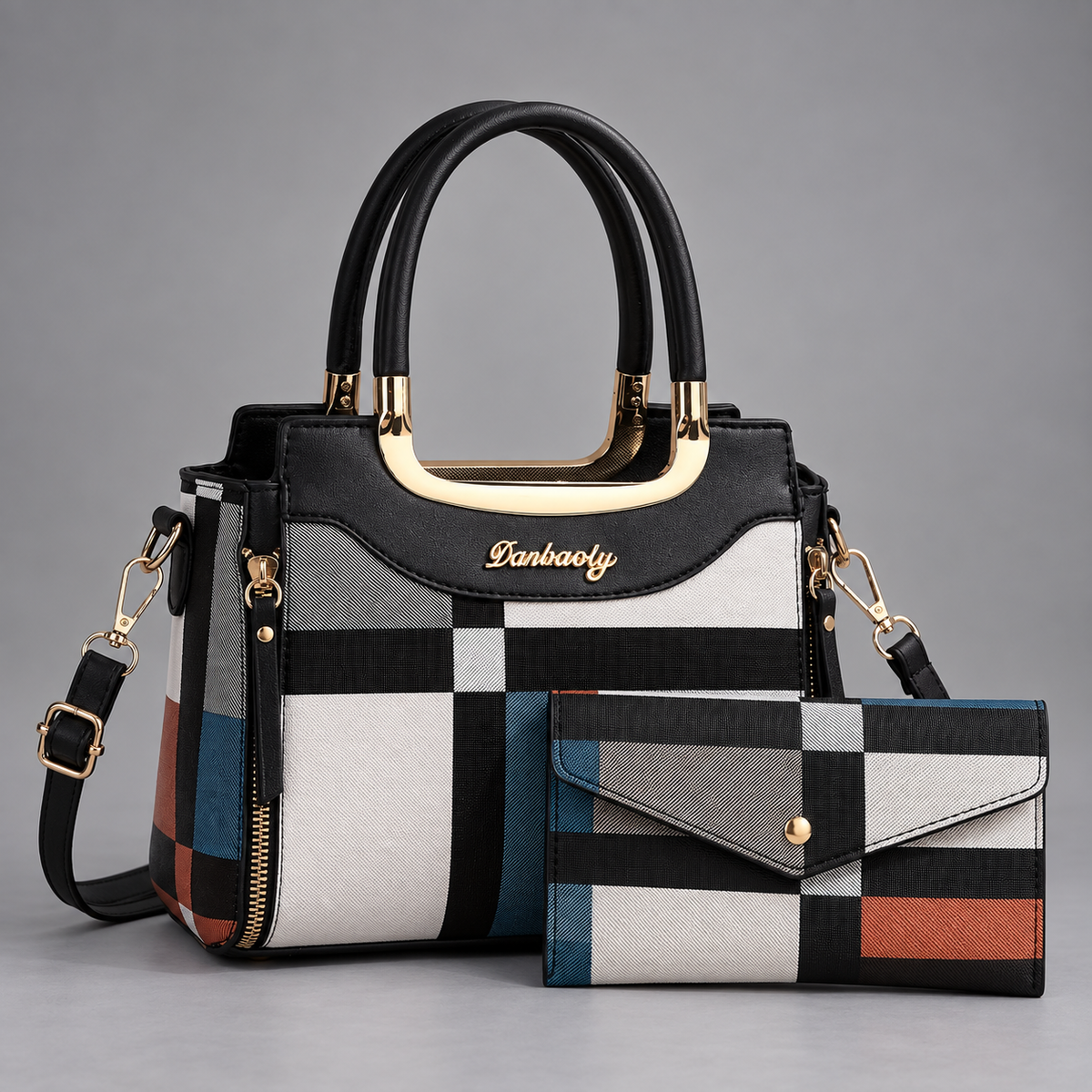 Prism | Women's 2-Piece Handbag – Tote & Wallet