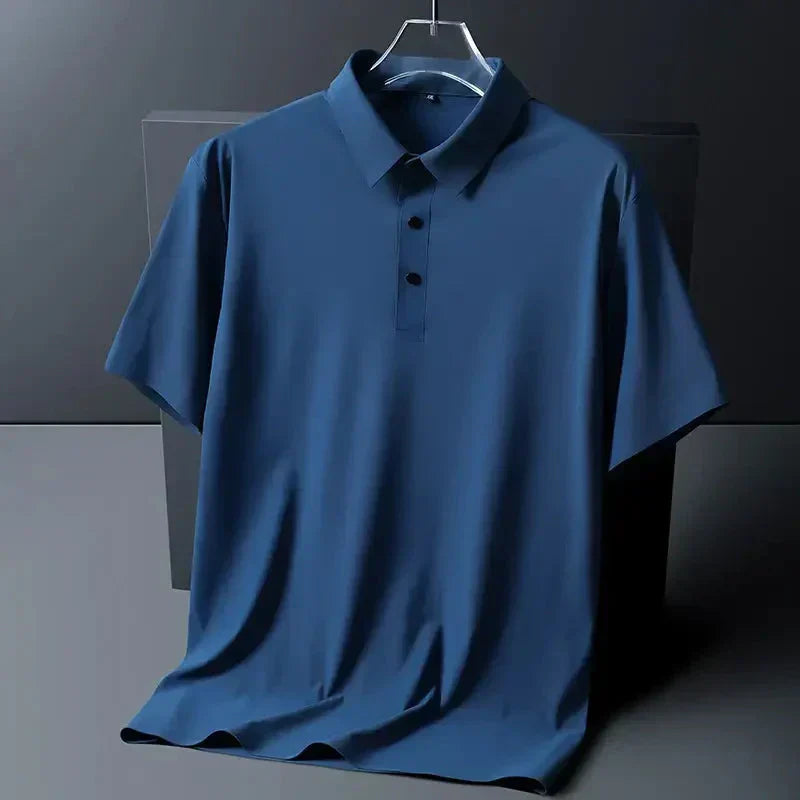 Frisse ijszijde poloshirt
