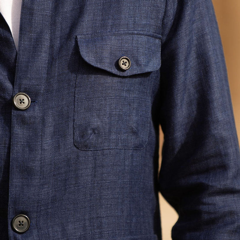 Logan Casual Linen Sleeve Thin Jacket