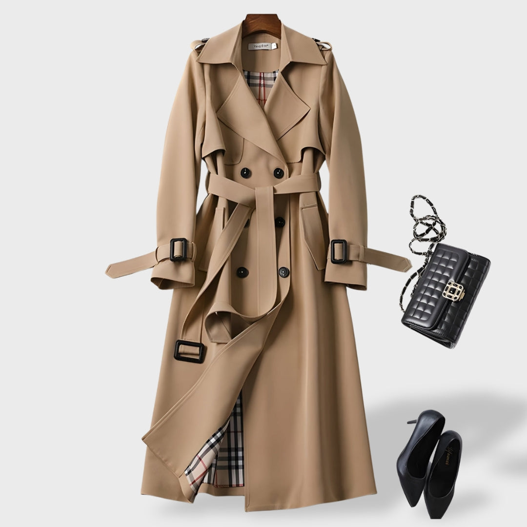 Clara Women’s Elegant Trench Coat