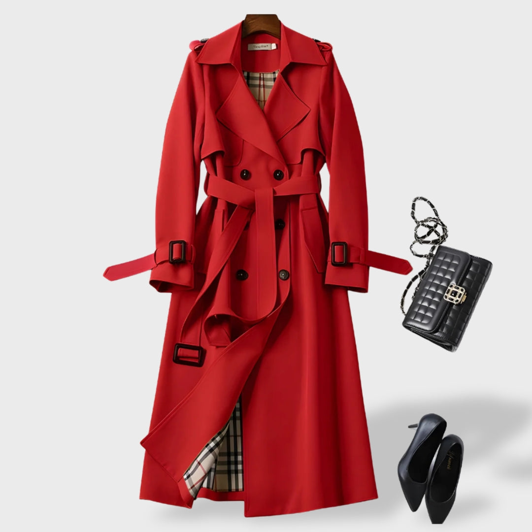 Clara Women’s Elegant Trench Coat