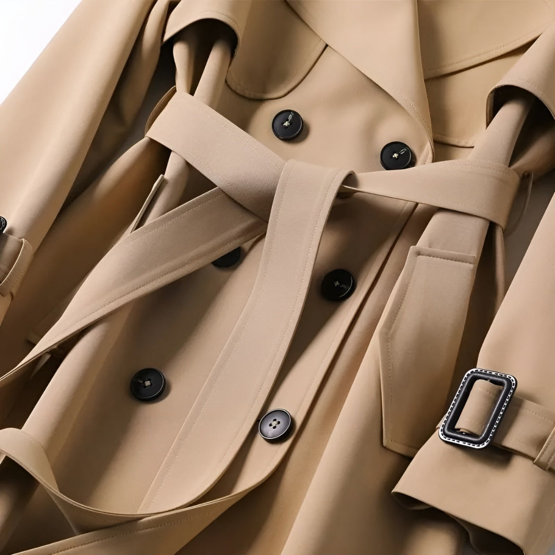 Clara Women’s Elegant Trench Coat
