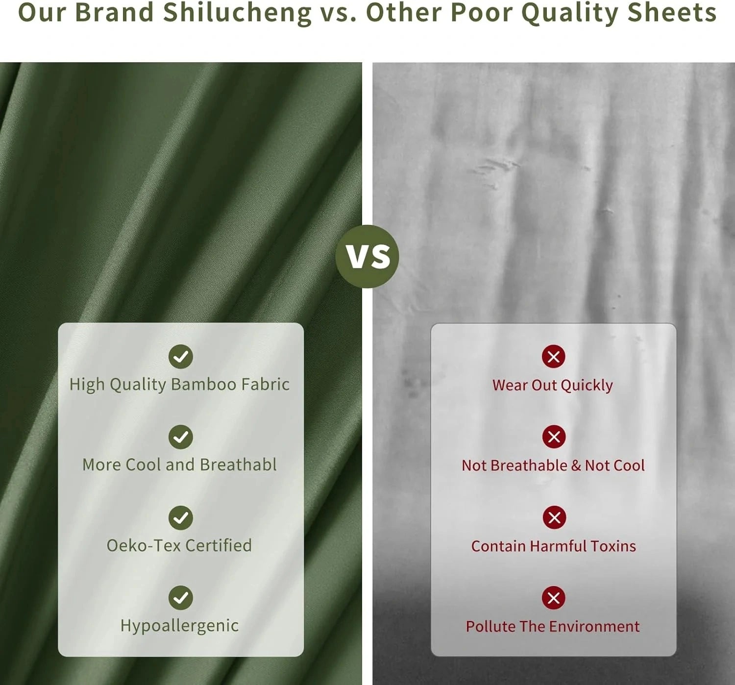 Bamboo Cooling Sheet Set 4 Pieces