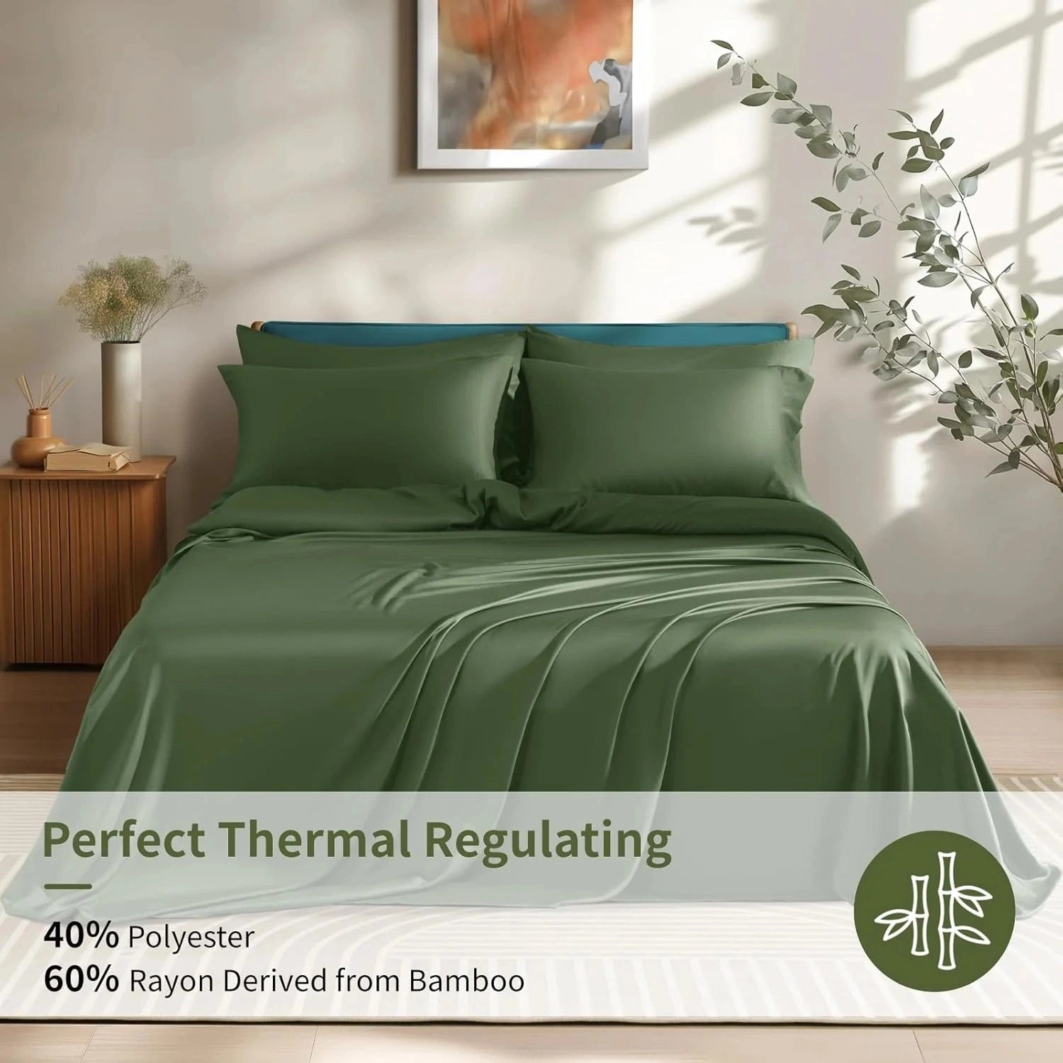 Bamboo Cooling Sheet Set 4 Pieces