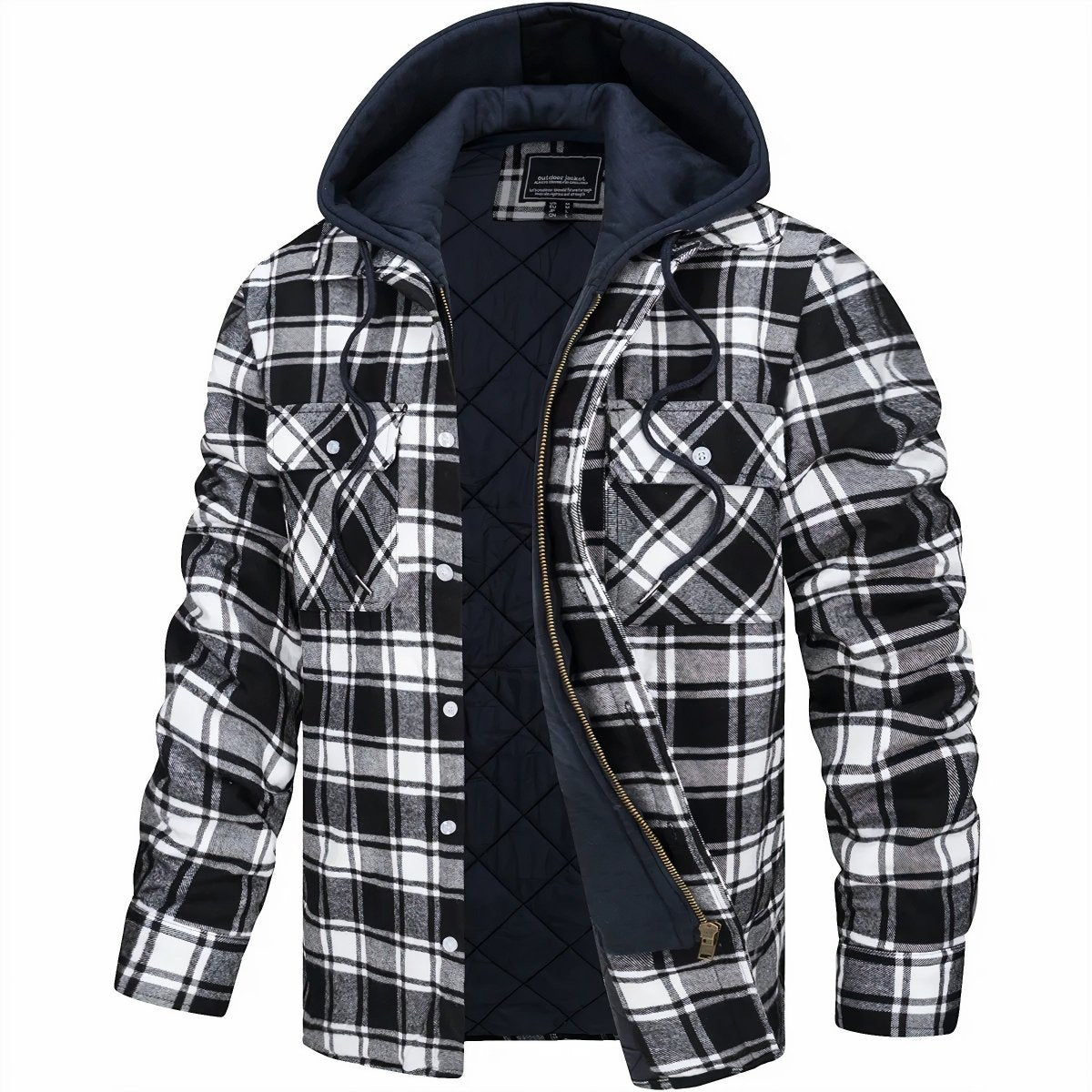 Logan Men’s Hooded Flannel Jacket