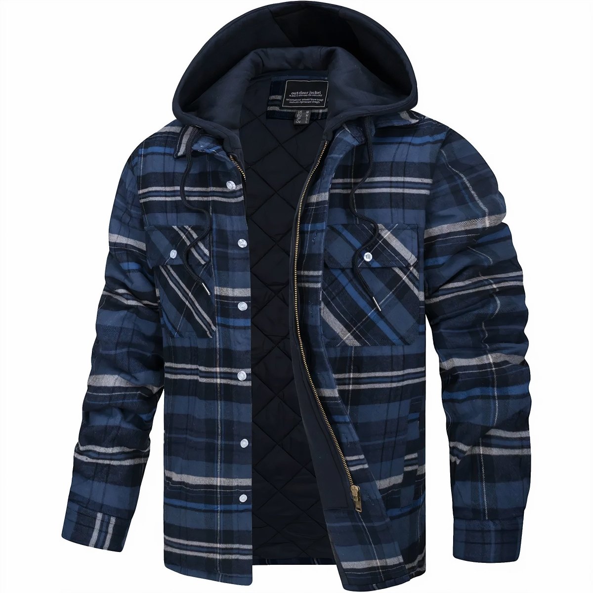 Logan Men’s Hooded Flannel Jacket