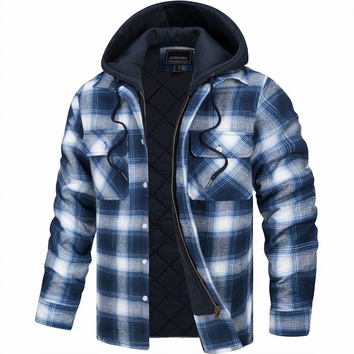 Logan Men’s Hooded Flannel Jacket