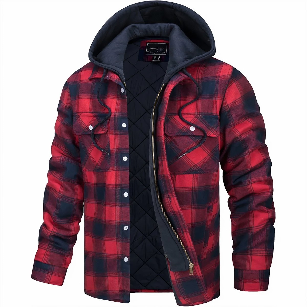 Logan Men’s Hooded Flannel Jacket