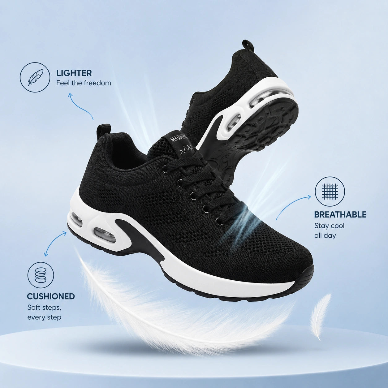OrthoWalk™ | Lightweight Sneakers with Orthopaedic Support