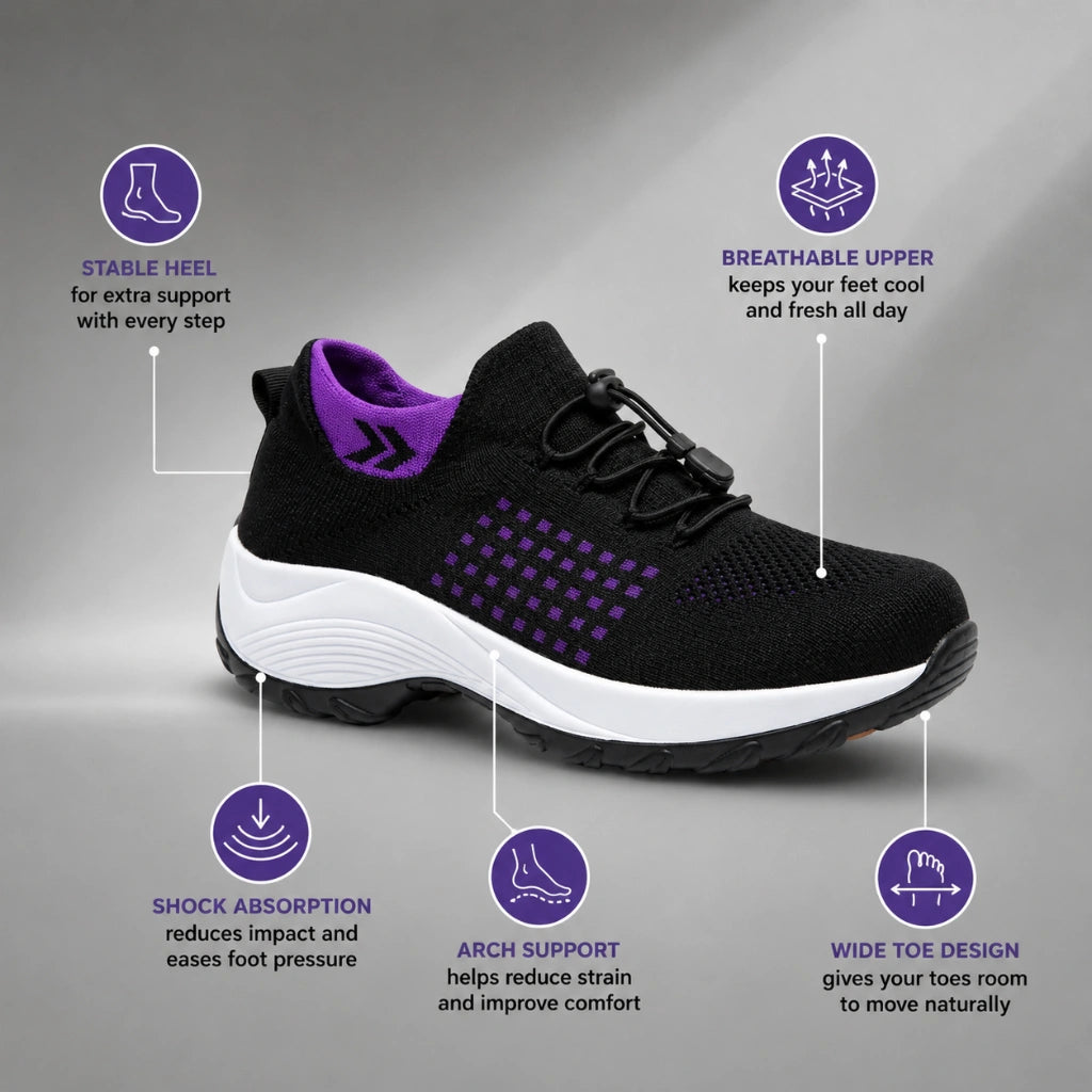 OrthoShift™ | Lightweight Sneakers with Orthopaedic Support