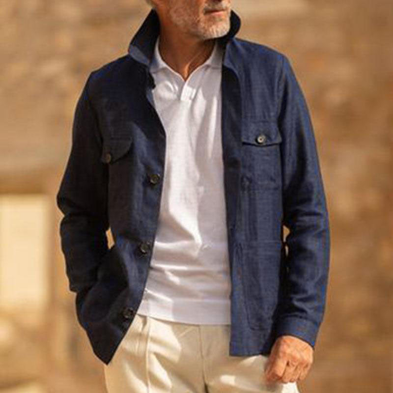 Logan Casual Linen Sleeve Thin Jacket