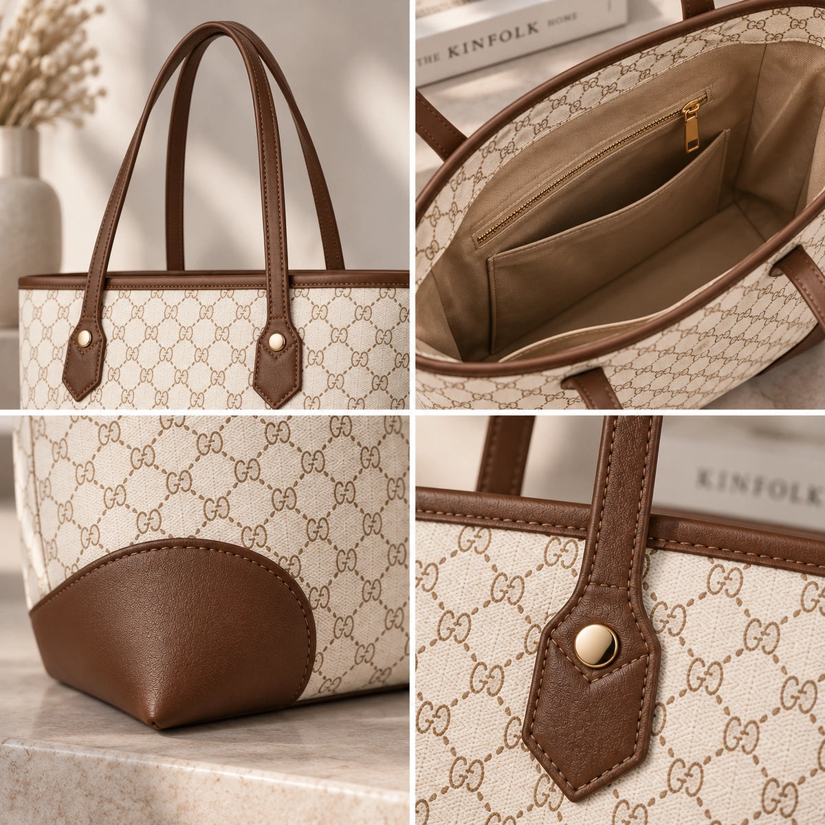 Signet | Women's 2-Piece Handbag – Tote & Wallet