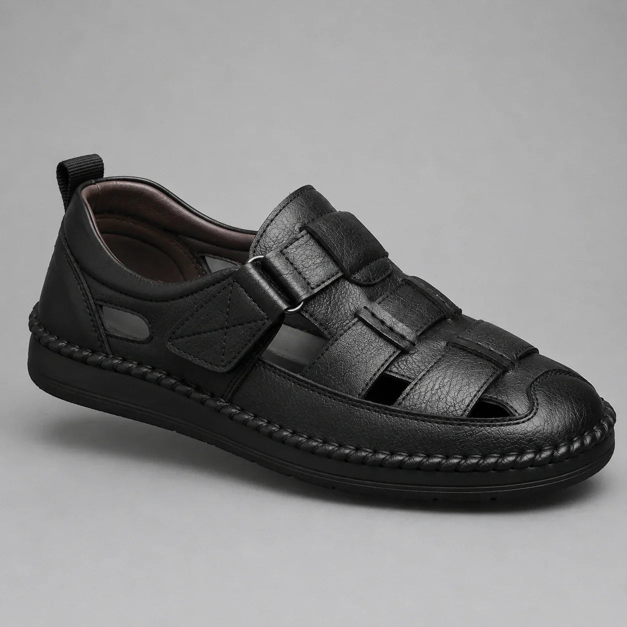 Orthopedische leren sandalen – Santorin
