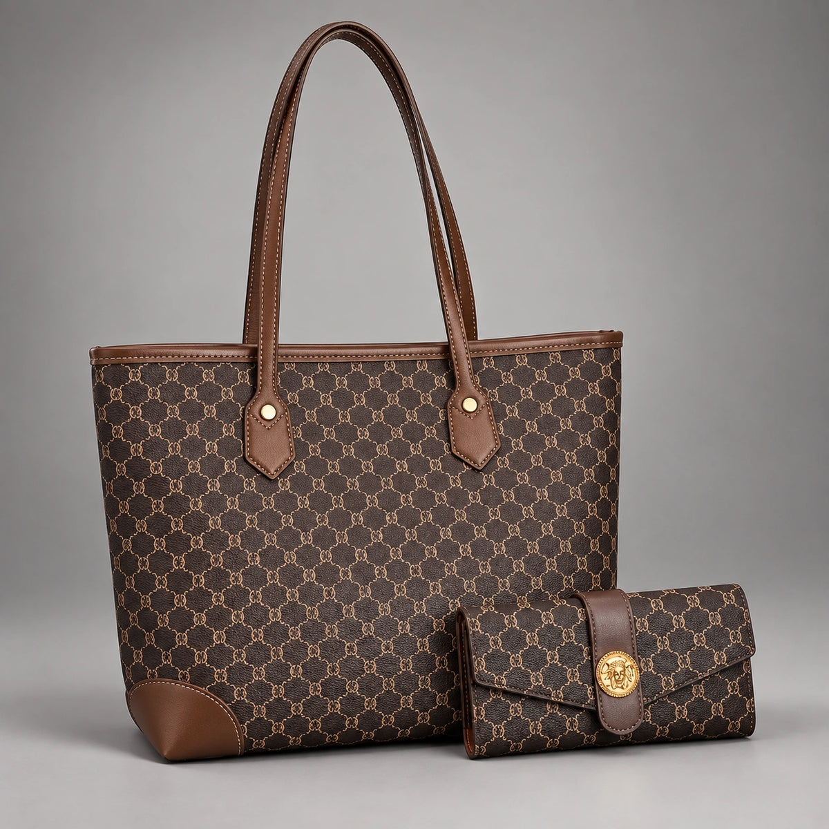 Signet | Women's 2-Piece Handbag – Tote & Wallet