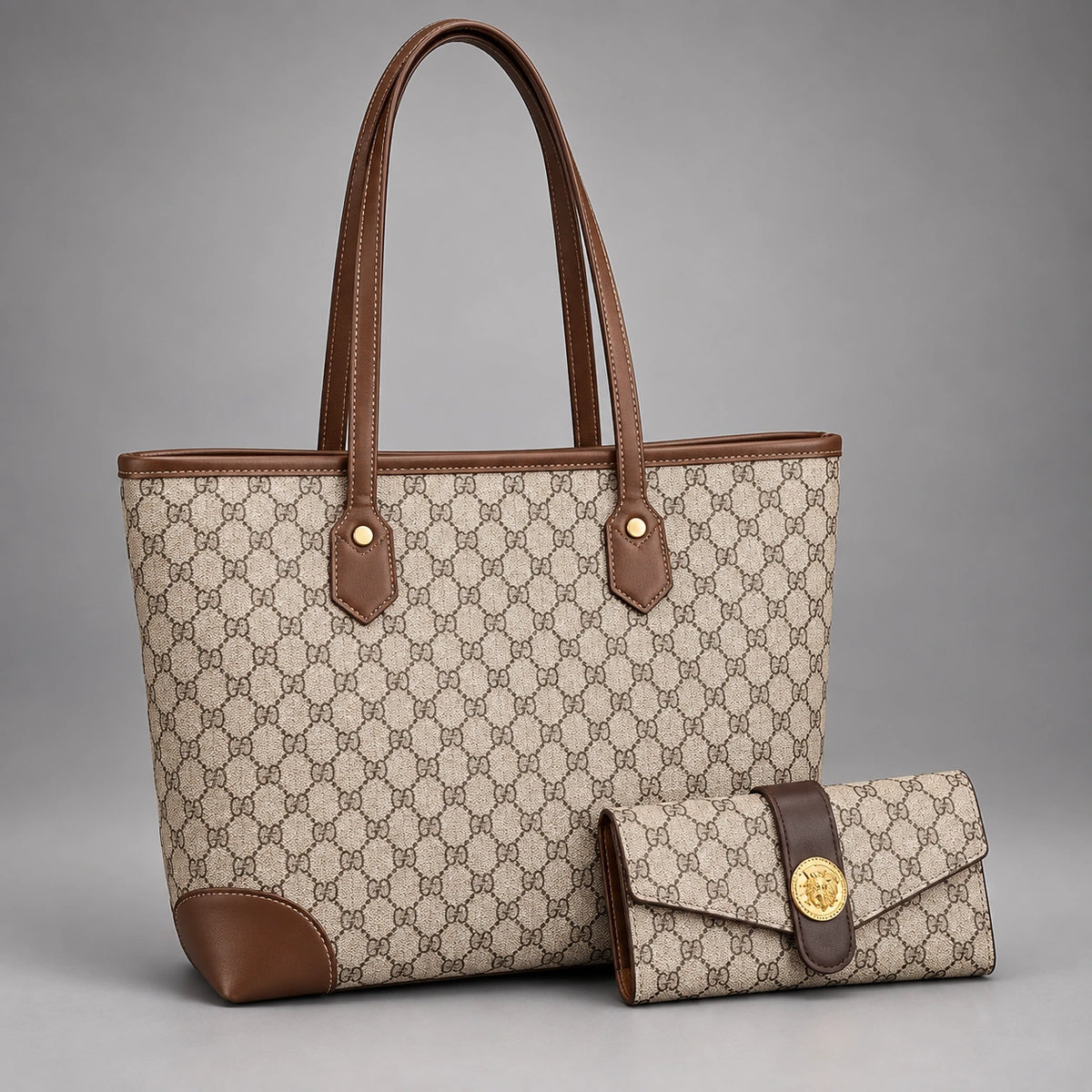 Signet | Women's 2-Piece Handbag – Tote & Wallet