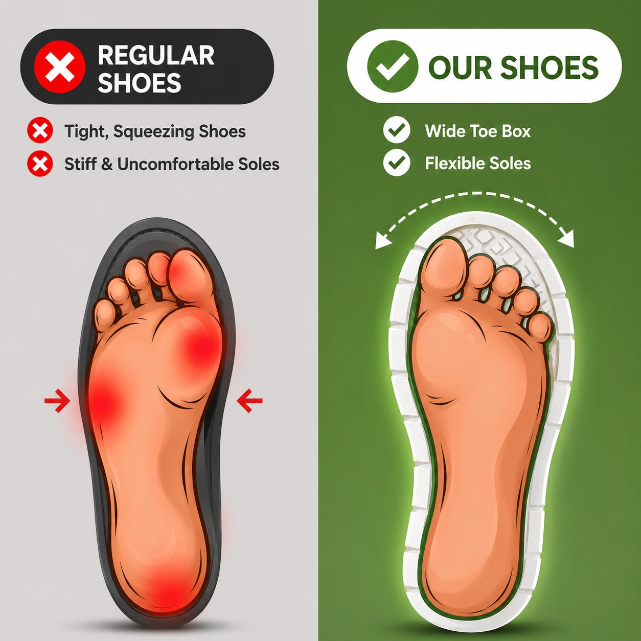 OrthoWalk™ | Lightweight Sneakers with Orthopaedic Support