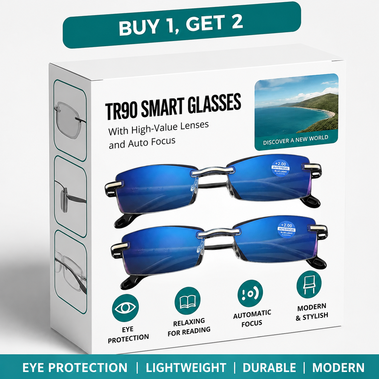 TR90 Smart Glasses – Ocular Revolution (Unisex) – BUY 1, GET 2