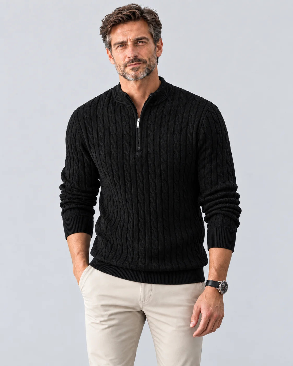 Zip-Up Sweater - Henrik