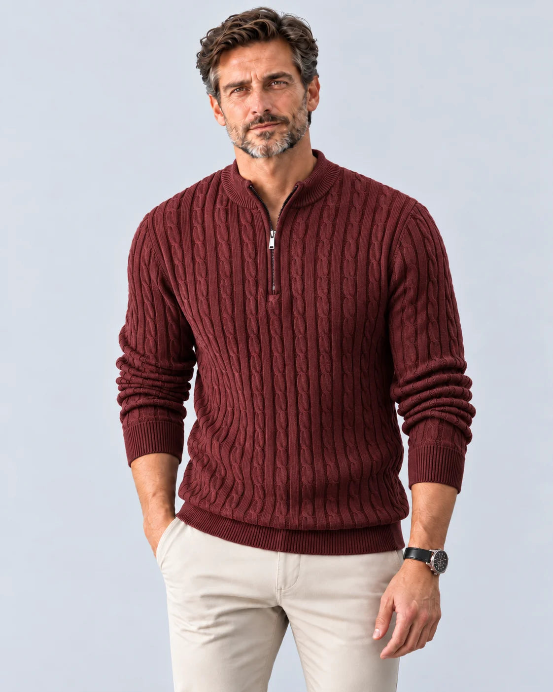 Zip-Up Sweater - Henrik