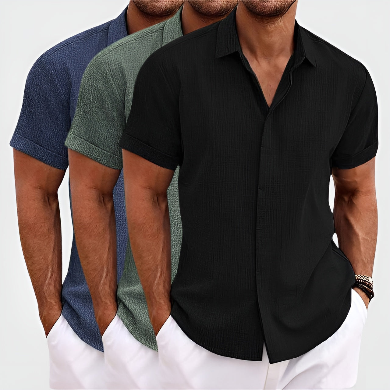 Spring Elegance Linen Shirt