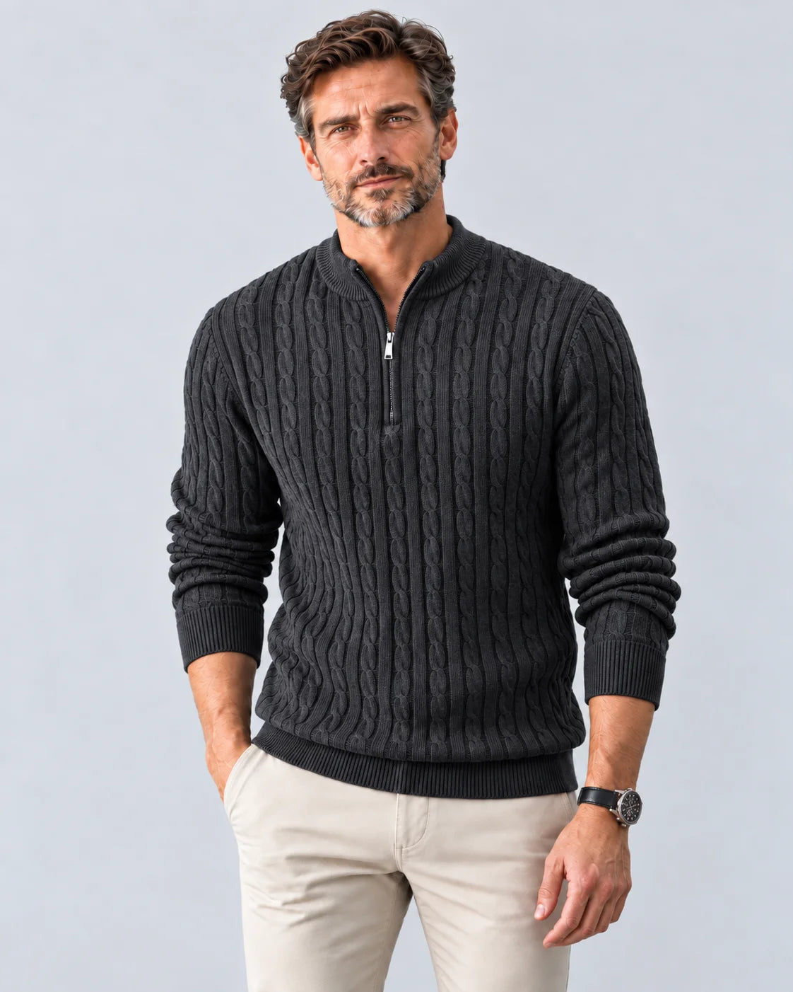 Zip-Up Sweater - Henrik