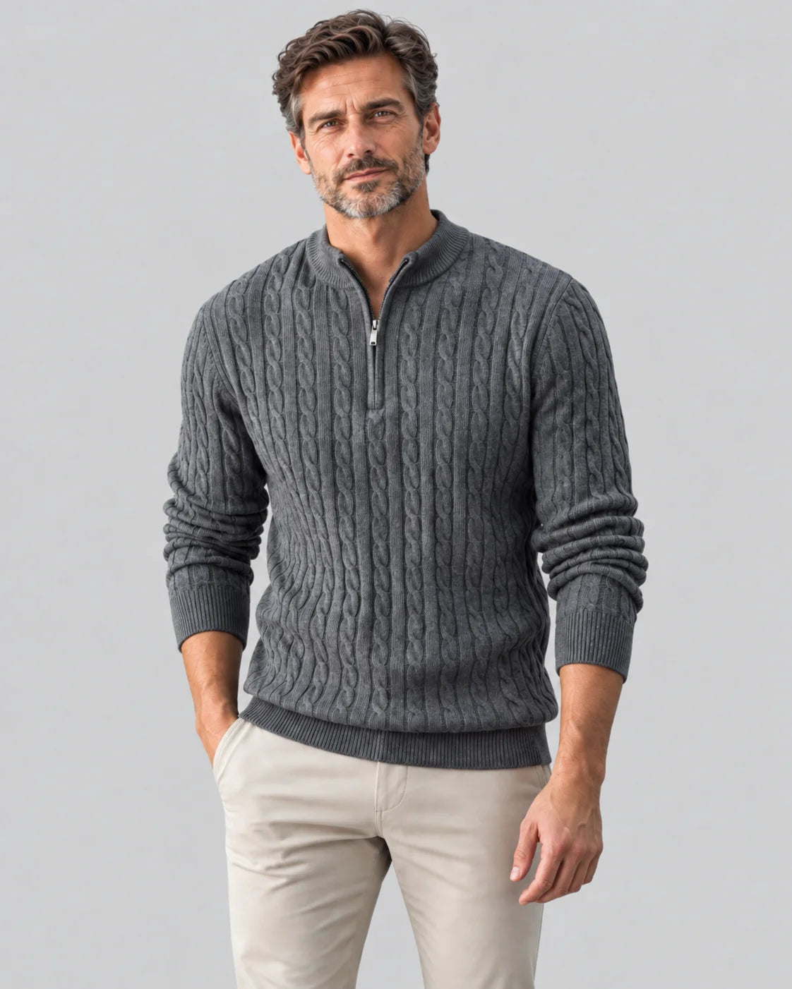 Zip-Up Sweater - Henrik