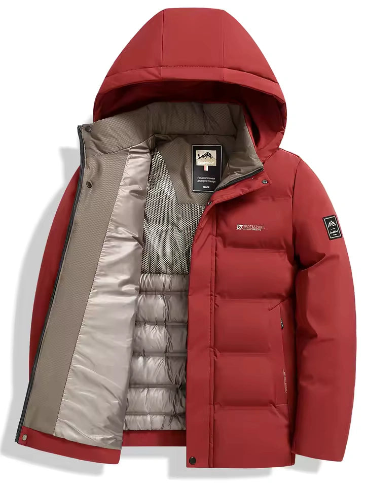 Hooded Insulated Winter Puffer Jacket - Summit