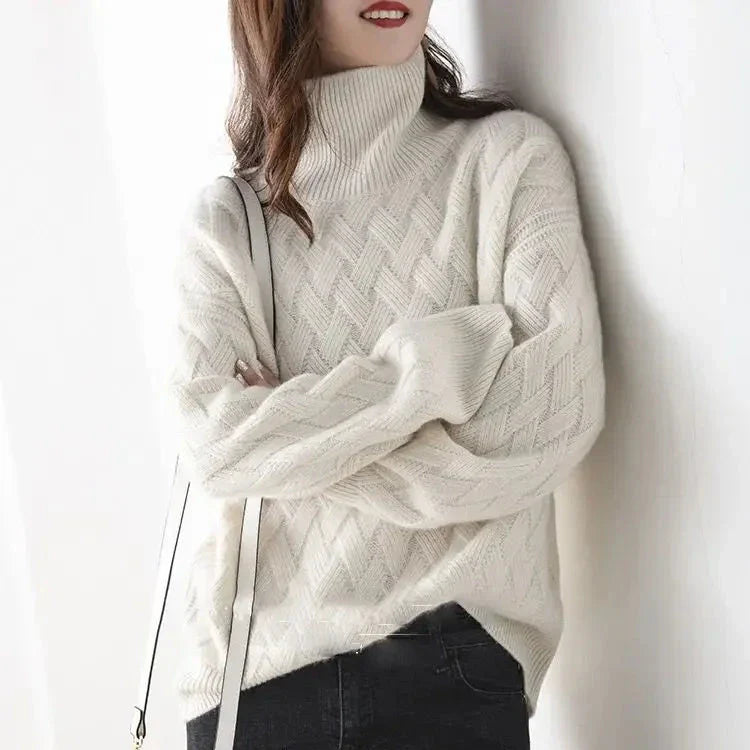 Gabrielle Women’s Turtleneck Sweater