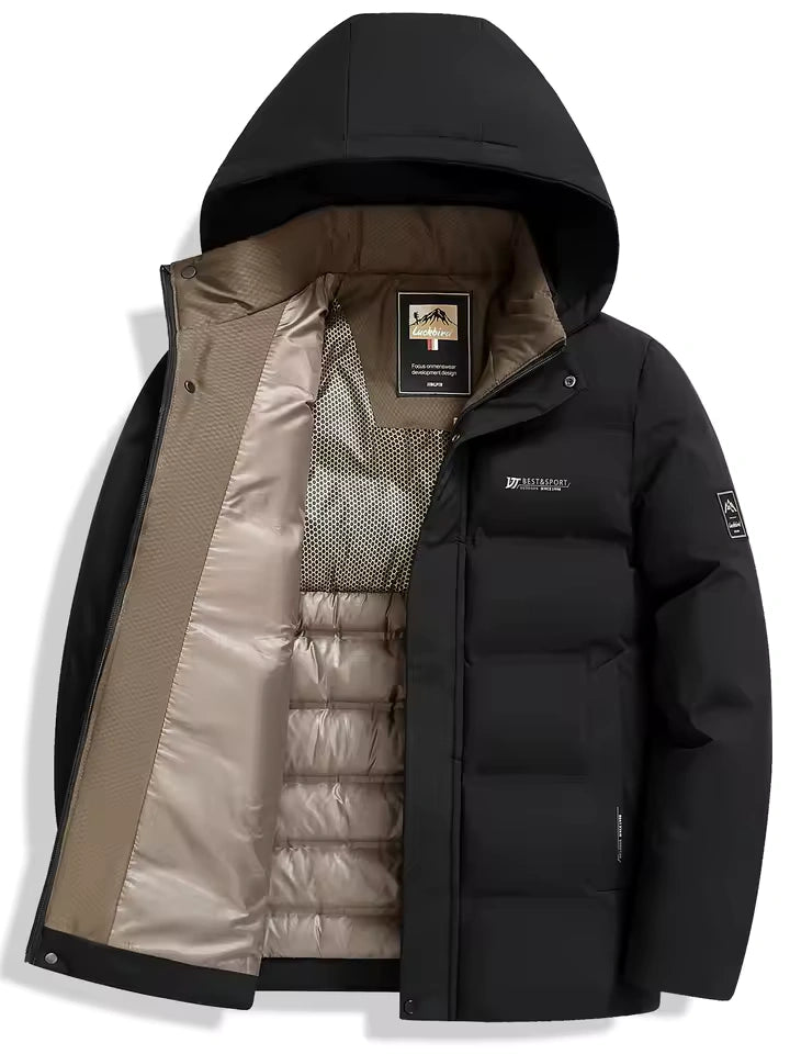 Hooded Insulated Winter Puffer Jacket - Summit