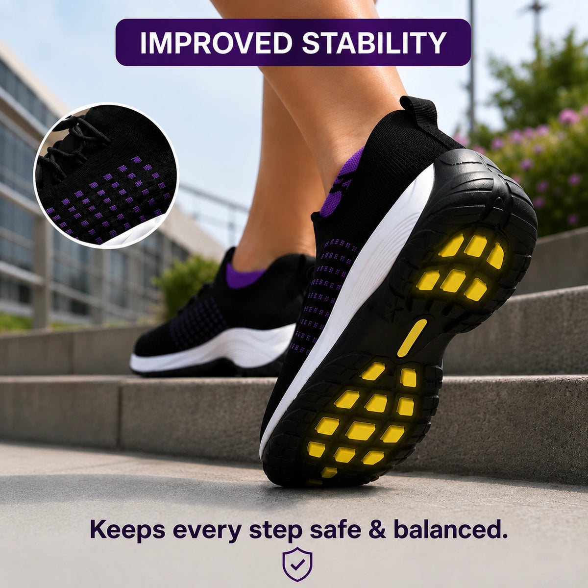 OrthoShift™ – 12-Hour Shift Shoes for Foot, Knee & Back Pain Relief