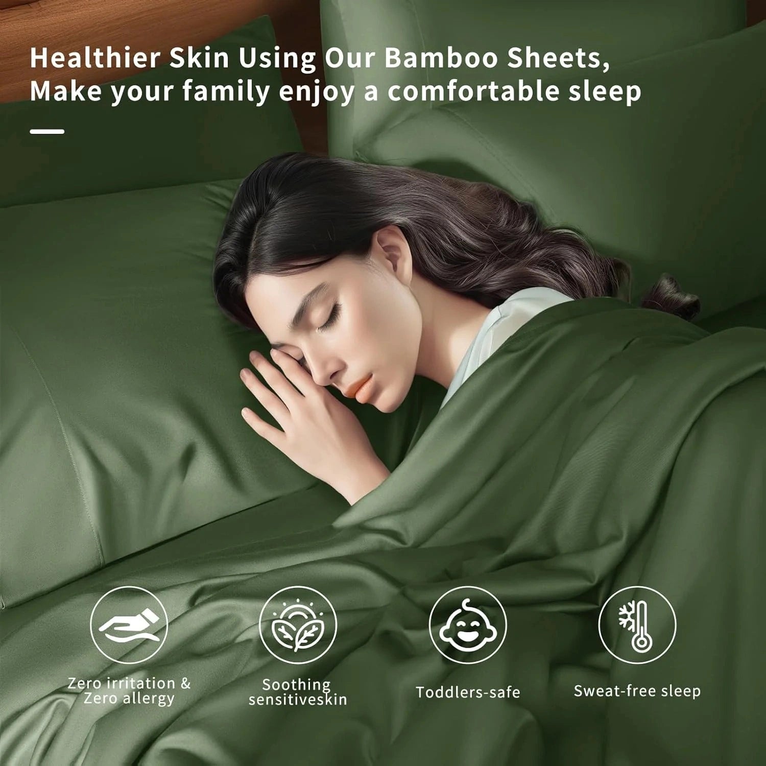 Bamboo Cooling Sheet Set 4 Pieces